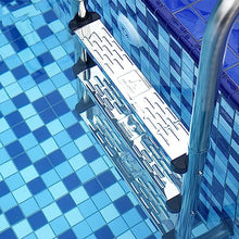 LMMIAMZ Heavy Duty Stainless Steel Swimming Pool Ladder - Non-Slip 2/3 Step with Handrail, 1.5mm Tube Wall, Durable Pool Steps for Easy Access & Safety - Silver Finish
