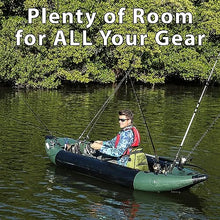 Sea Eagle 350FX Inflatable Explorer 1 Person Fishing Kayak Green