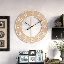 CUTPOIY Wall Clock,Outdoor Garden Wall Clock Vintage Large Creative Garden Wall Clock Silent Outdoor Clock Iron Round Clock for Home Living Room Restaurant - Vintage Clock