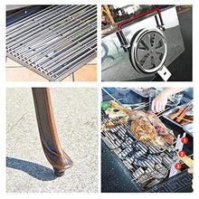 Barbecue Table Outdoor Barbecue Table Courtyard Garden Terrace Cast Aluminum Leisure Furniture Household Smokeless Barbecue Table Grill Table(162x90x73cm)