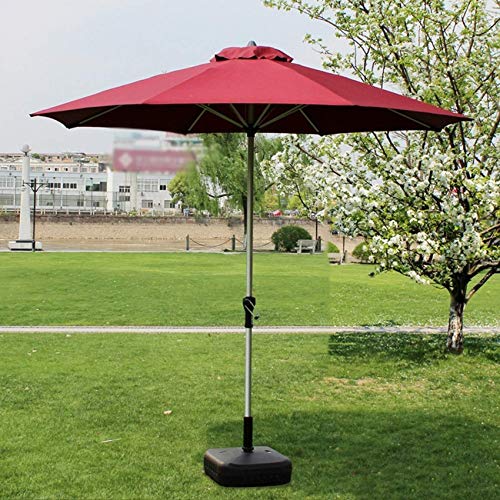 270cm Outdoor Patio Umbrella - UV Protective Garden Canopy Portable Sunshade for Lawn & Table Heavy-Duty Outdoor Parasol for Beach & Deck Use