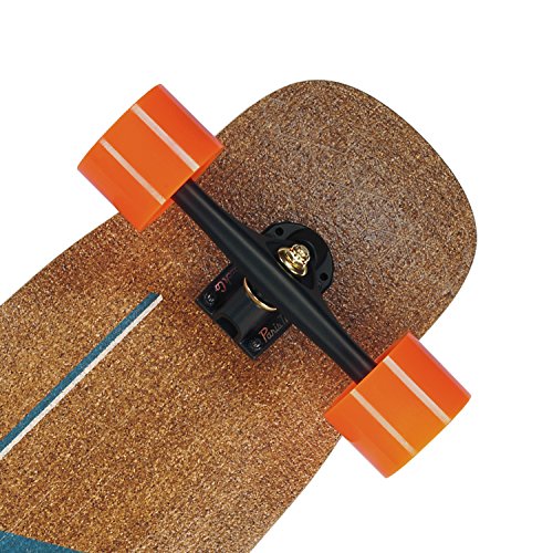 Loaded Boards Basalt Tesseract Bamboo Longboard Skateboard Complete Dark Blue