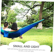 MaGiLL 5 Sets Hammock Strap Heavy Duty Hook Hammock Fixing Strap Chair Carabiner Rope Heavy Duty Hammock Outdoor Hanging Hooks Outdoor Camping Chairs Clothes Rack Polyester Buckle