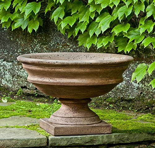 Campania International P-596-FR Newberry Urn, Ferro Rustico Finish