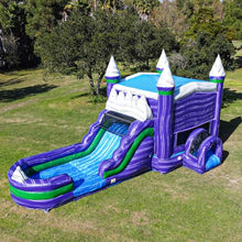 JumpOrange Commercial Grade Dark Night Wraparound Combo Inflatable 32' x 13' x 15'