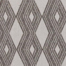 Benzara Handwoven Diamond Indoor Outdoor Area Rug 8x10 Pebble Gray