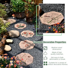 Outdoor Stepping Stones,1Pcs Stepping Stones for Garden,Paver Stones,Garden Stepping Stones Outdoor,Round Stepping Stones Decorative Garden Stones，Oriental Style Stepping Stone for Decor(1 PACK)