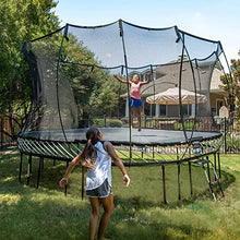 Springfree Large Square Trampoline 13x13 ft Springless Black Blue