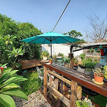 USZWBY Sun Parasol Umbrella Garden 7.5ft/2.25m Pool/Beach/Garden Parasol,Crank for Raising & Lowering Garden Patio Parasol Shade Umbrella,UPF 50+ Protection