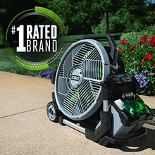 EGO POWER+ Portable Misting Fan, Outdoor Electric 18" 5 Speed Fan, Battery and Charger Not Included - FN1800