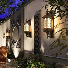 MVUYO Black Front Door Wall Lighting Outdoor Lantern Exterior Waterproof Sconce Light Fixtures with Glass Shade for House Garage Porch Patio Garden