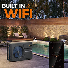 DR. INFRARED HEATER DR-650HP Full DC Inverter Heat Pump for Ground Swimming Pools, Black
