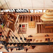 Old Modern Handicrafts Premium HMS Endeavour Model Ship Brown