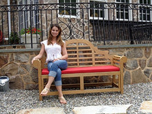 Assembled-Windsor's Lutyens Genuine Grade A Teak 3 Seater Bench 65 in./62lbs, from Indonesian Plantations, 5 Yr Wrty, World's Best Outdoor Furniture,