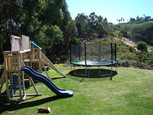 Best Trampoline USA Galactic Xtreme 14 FT Round Trampoline with Net Enclosure