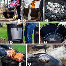 Weber 22-Inch Smokey Mountain Cooker Charcoal Smoker Black