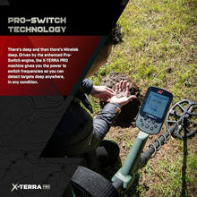 MINELAB X-Terra PRO Waterproof Treasure Metal Detector for Adults with PRO-FIND 15 Pinpointer, Finds Pouch, Gloves and Camo Hat