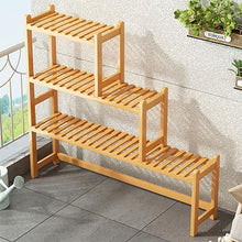 Wood Plant Stand Indoor Holders For Plants Sturdy Flower Pot Stands Simple Plants Shelf Wooden Flower Stand For Patio Plant Display Rack Variety Flower Flowerpot Stand For Living Room Balcony
