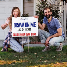 18” x 24” Corrugated Plastic Blank Yard Signs – Perfect for Printers, Crafts and Do It Yourself (White, 500-Pack)