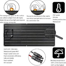 KZZAAO 1200 Watt Solar Panel Kit, Monocrystalline Flexible Solar Panels with Charge Controller for 12-48V Battery Charging Camper RV Off-Grid