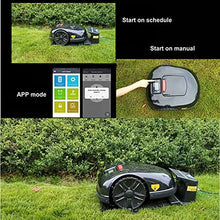 Robot Lawnmower, Auto Charging Intelligent Robotic for Lawns up to 1300m2, 28cm Cut Width & 2.5-5.5cm Cutting Heights, APP WiFi Control, Theft Protection,
