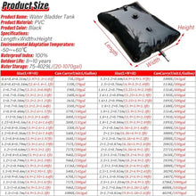 50 200 400 500 Gal Water Tank for Emergency Water, Large Capacity Water Storage Bags for Camping/ Folding Water Storage Bladder for Rv/Outdoor/Garden Irrigation/Farm, Black ( Color : B , Size : 1.8x1.
