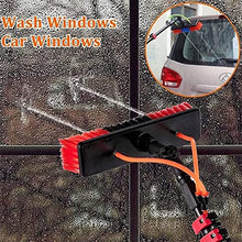 Solar Panels Washing Brush,High-Rise Window Glass Cleaning Brush,with Water Pump/1m Rod Splicing,for Cleaning Solar Panels Photovoltaic Panels Glass,5meters