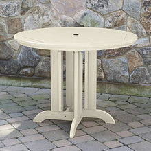 Highwood Hamilton 5 Piece Round Counter Height Dining Set Whitewash