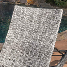 Unknown Outdoor Wicker/Aluminum Chaise Lounge Set of 2 Grey