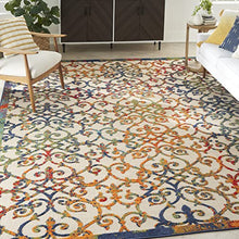 Nourison Aloha Indoor/Outdoor Multicolor Area Rug 10' x 14'