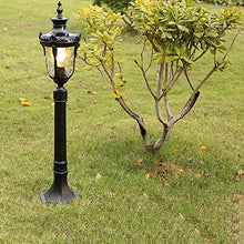 MEGHALI Outdoor Floor Lamp Waterproof Column Light Lawn Street Lamp Landscape Lighting for Courtyard Corridor Patio Garden