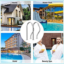 BSNANCA Pool Hand Rail Pool Handrails Pool Handrails 304 Stainless Steel Swimming Pool Stair Rail Easy Mount Safety Non-Slip 440Lbs Load Capacity Rustproof