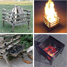 NEWCES Safety Certification Multi-Purpose Barbeque Grill Charcoal Barbecues BBQ Grill Stainless Steel BBQ Grill Rack Outdoor Smoker BBQ Grill for Camping Bonfire/Yard Heating/Barbecue