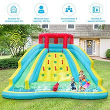 KOTEK Inflatable Water Slide for Kids Backyard Fun, with 950W Blower