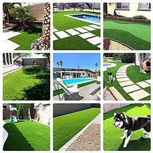 WMG GRASS Premium Artificial Grass, Easy to Clean Drainage Mat,11' x 98' Artificial Turf for Dogs, Pet Turf Realistic Indoor/Outdoor Mat 11FTX98FT (1078 Square FT)