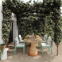 TOV Furniture Fassa Terracotta Oval Indoor/Outdoor Dining Table