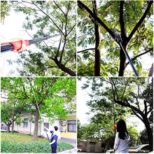 Telescopic Pole Saws Tree Pruners, Tree Trimmer with Adjustable Pole (18FT/24FT), Tree Pruner Pole Saw Manual Extendable Long Tree Pruner Extendable, Pole Pruning Saw,7.2m/24FT