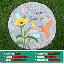 Elitix Stepping Stone Color Stones for Decorative Garden Stepping, Landscaping Step Walkway Stones Set of 5 with Beautiful Pattern, Used for Directions Ornaments Stones