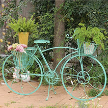 OJKJGYTF Tricycle Plant Stand Flower Pot Cart Holder Ideal for Home, Garden, Patio Great Gift for Plant Lovers, Housewarming, Mother's Day