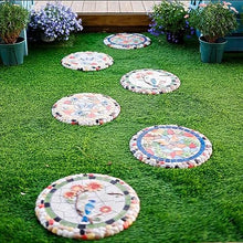 Etlegor Butterfly Stepping Stones Set, Outdoor Decorative Stone for Garden Cobblestone Funny Stepping Stone for Garden Outdoor Home Lawn Walkway Yard Decorations (Color : White, Size : 6PCS)
