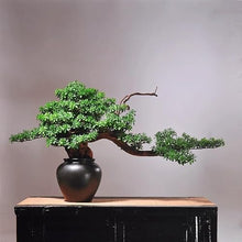 QWERAXZG Decorative Home Porch Vase Landscape Decoration Large Simulation of Zen Indoor Bonsai