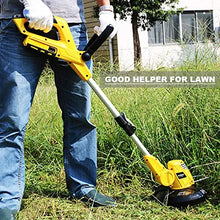Electric Grass Cutter Household Adjustable Grass Trimmer Lithium Battery String Trimmer Rechargeable Electric Weeder 20V/2.0Ah (Battery : Battery*1) (Battery*1)
