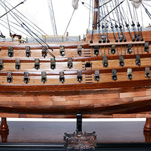 Old Modern Handicrafts HMS Victory Copper Bottom Model Red