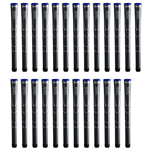 Winn Dri-Tac Midsize (+1/16 Inch) Dark Gray 25 Piece Golf Grip Bundle by Winn