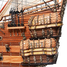 Old Modern Handicrafts Wasa Collectible Ship Model Natural Wood