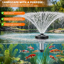 Pond Fountain Aerator with Lights, 1HP 15000 GPH, RGB, Large Ponds & Lakes