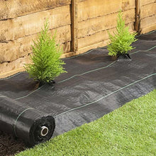 Harrier Weed Control Fabric Membrane - 50gsm/100gsm - Heavy Duty (6.5ft x 328ft Woven (100gsm), Without Pegs)
