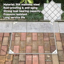 GJMDCMA Square Access Cover for Garden and Patio Pits 40 x 40 cm (15.7 x 15.7 inches) Waterproof & UV-Resistant Lid Ideal for Outdoor Use