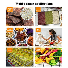 LGXEnzhuo Stainless Steel 16-Layer Food Dehydrator Silver