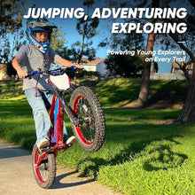 TUIBOKA Kids Electric Dirt Bike 36V 500W 3 Speed 15.5 MPH Red